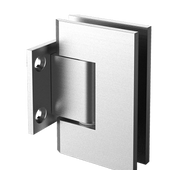 30079 - WALL TO GLASS SHORT PLATE HEAVY DUTY SQUARE EDGE HINGE