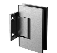 50007 - WALL TO GLASS SHORT BACK PLATE HEAVY DUTY SQUARE EDGE ADJUSTABLE HINGE