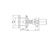 701-R11 - ARTICULATED ROUTEL - FLAT HEAD