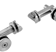 10016DS - POST MOUNT GLASS BRACKET - DOUBLE SIDE