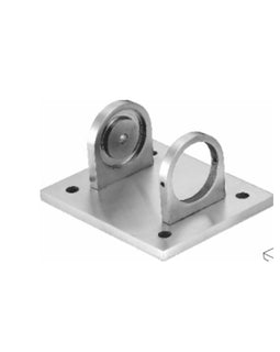 10018-SQ - POST MOUNTING BRACKET WITH SQUARE BASE PLATE