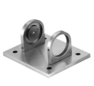 10018-SQ - POST MOUNTING BRACKET WITH SQUARE BASE PLATE