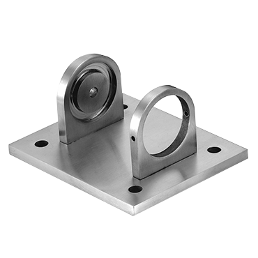 10018-SQ - POST MOUNTING BRACKET WITH SQUARE BASE PLATE