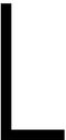 15073-8 - 3/4" X 3/8"  L ANGLE FOR SHOWER GRID SYSTEM