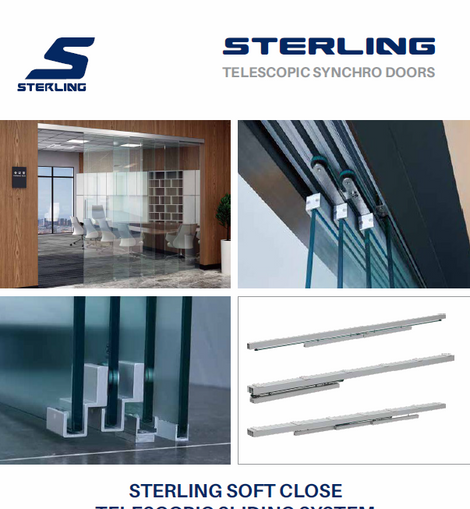 26069 - L3 TELESCOPIC SOFT DOOR SLIDERS (KIT) FRO 3 PANELS ENIGMA3