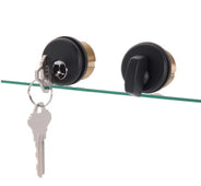 27621 - CYLINDER THUMB TURN COMBO, DOOR RAIL LOCKING ASSEMBLY FOR STORE FRONT