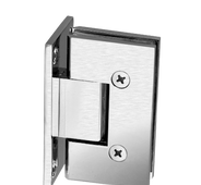 30009 - WALL TO GLASS FULL BACK PLATE HEAVY DUTY SQUARE EDGE HINGE