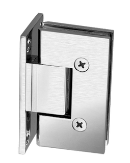 30009 - WALL TO GLASS FULL BACK PLATE HEAVY DUTY SQUARE EDGE HINGE