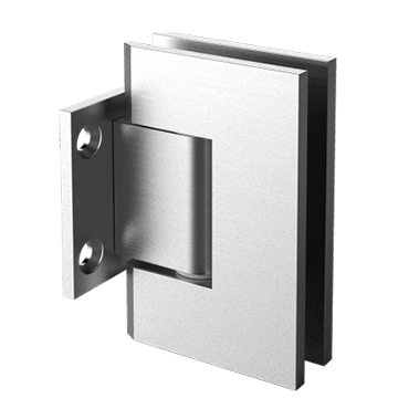 30079 - WALL TO GLASS SHORT PLATE HEAVY DUTY SQUARE EDGE HINGE