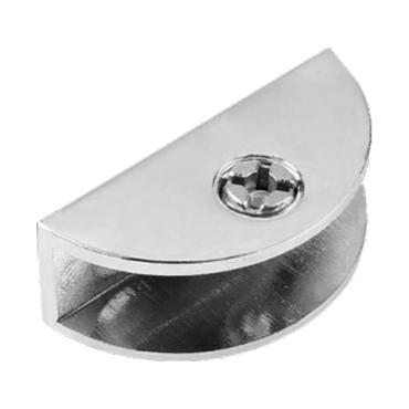 35028 - HALF MOON GLASS SHELF CLIP 1/4