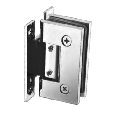 50002 - WALL TO GLASS H-PLATE HEAVY DUTY SQUARE EDGE ADJUSTABLE HINGE
