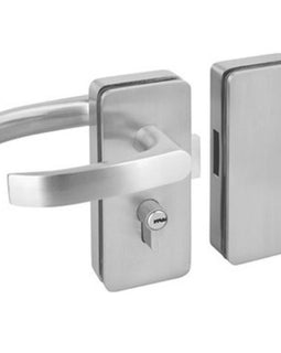 71001R-LH - STANDARD DUTY MECHANICAL LOCK GLASS TO GLASS/WALL