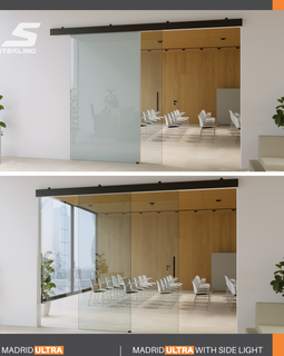 26166 MADRID ULTRA  - SUPER HEAVY DUTY SOFT CLOSE SLIDERS FOR SINGLE DOORS (KIT)