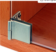 18004 DISPLAY CASE GLASS HINGE